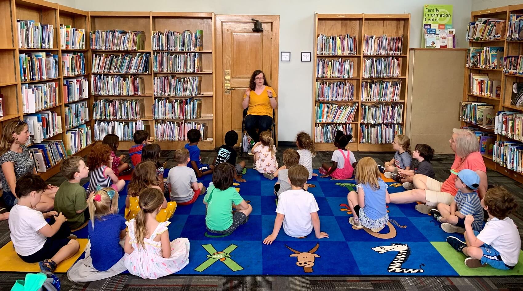 preschool in library
